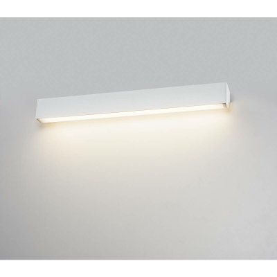 SLV L-LINE 60 LED, Wand- und Deckenleuchte, IP44, 3000K, 700lm, weiss