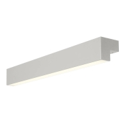 L-LINE 60 LED, Wand- und Deckenleuchte, IP44, 3000K, 700lm, silbergrau