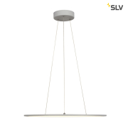 LED PANEL ROUND, Pendelleuchte , silbergrau, 360LED, 40W, dimmbar 1-10V, 3000K