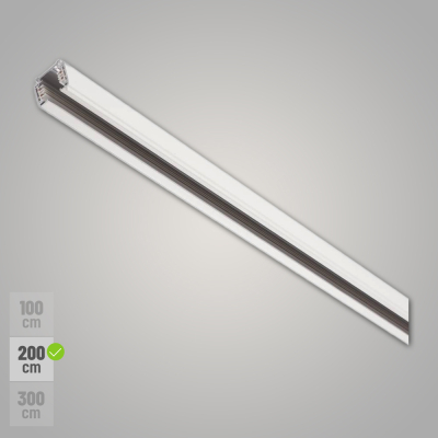 SLV S-TRACK 3-Phasen Stromschiene 2m weiß Aufbauschiene