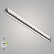 S-TRACK 3-Phasen Stromschiene 2m weiß Aufbauschiene