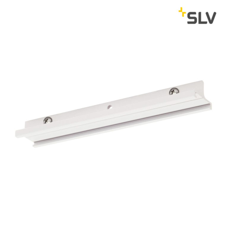 SLV Stossstellenverbinder für S-TRACK 3P.-Schiene, verkehrsweiß