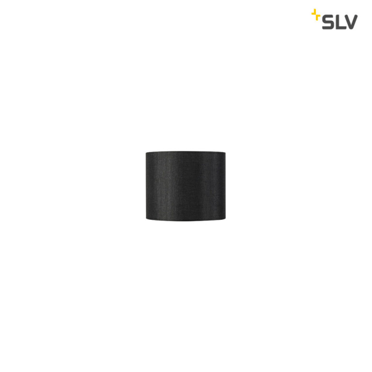 SLV FENDA Schirm Ø 20cm, rund, schwarz