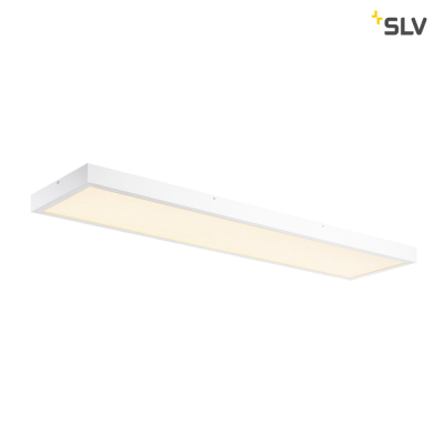 SLV PANEL 1200x300mm LED Indoor Deckenaufbauleuchte,3000K, weiß