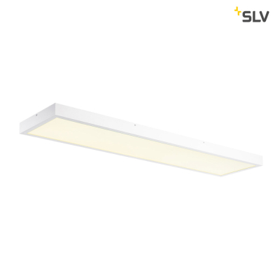 SLV PANEL 1200x300mm LED Indoor Deckenaufbauleuchte, 4000K, weiß