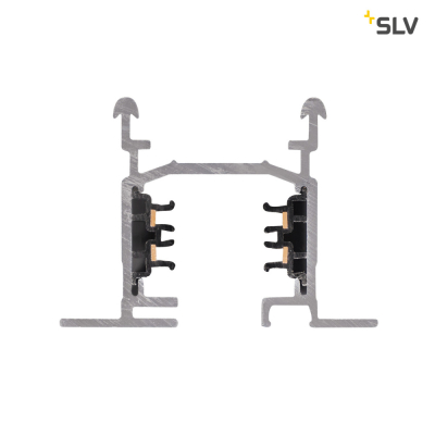 SLV EUTRAC 3-Phasen Einbauschiene, verkehrsweiss, 2m