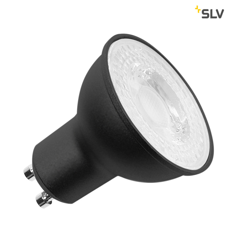 SLV LED Leuchtmittel, QPAR51, GU10, 7,2W, 36°, 4000K schwarz