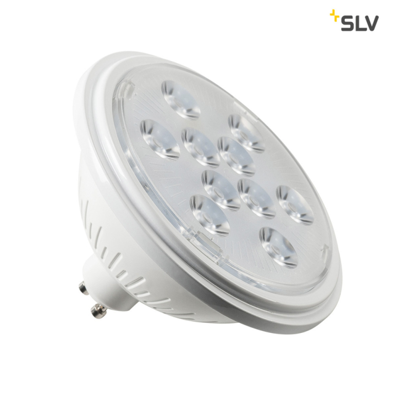 SLV LED Leuchtmittel, QPAR111, GU10, 7W, 3000K, 13°, weiß