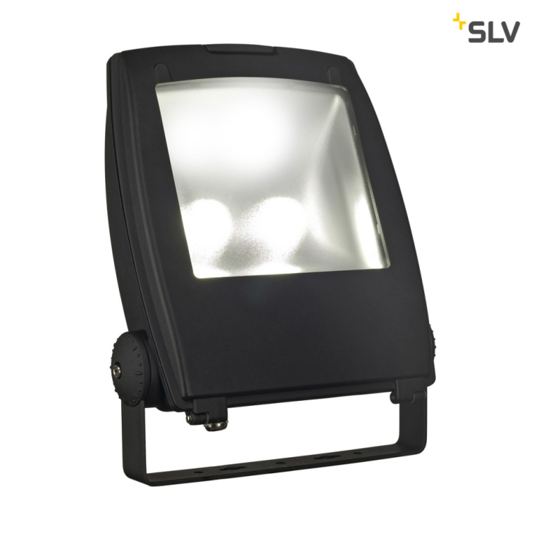 SLV LED FLOOD LIGHT 80W, schwarz, 5700K, 90°