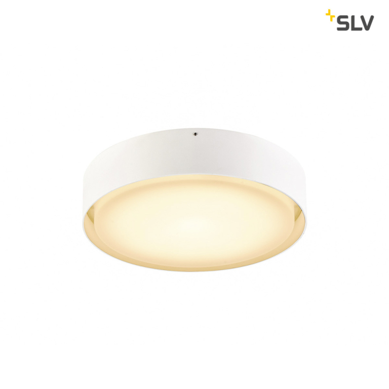 SLV LIPA CL, LED Outdoor Deckenaufbauleuchte, IP54, weiß, 3000/4000K