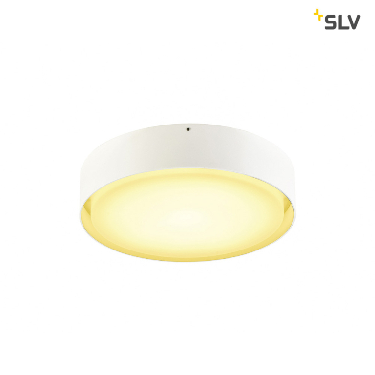 SLV LIPA CL, LED Outdoor Deckenaufbauleuchte, IP54, weiß, 3000/4000K
