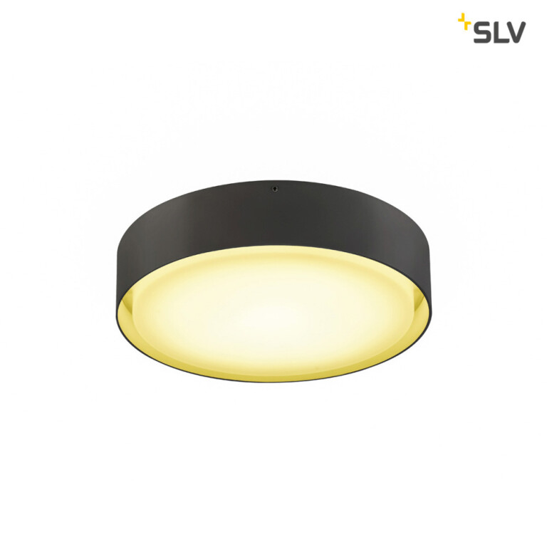 SLV LIPA CL, LED Outdoor Deckenaufbauleuchte,  IP54, anthrazit, 3000/4000K