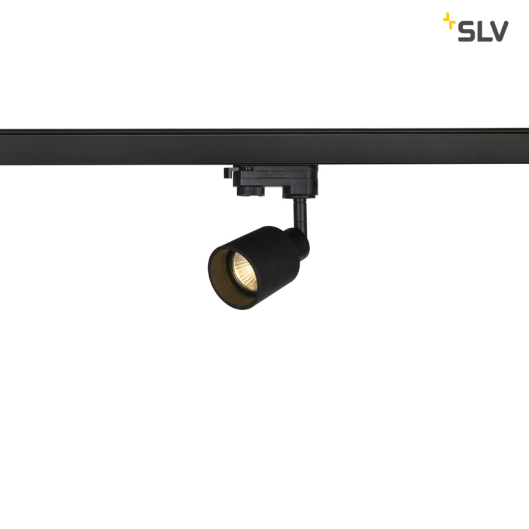 SLV PURI TRACK  QPAR51 Glas, schwarz 50W, inkl. 3P.-Adapter