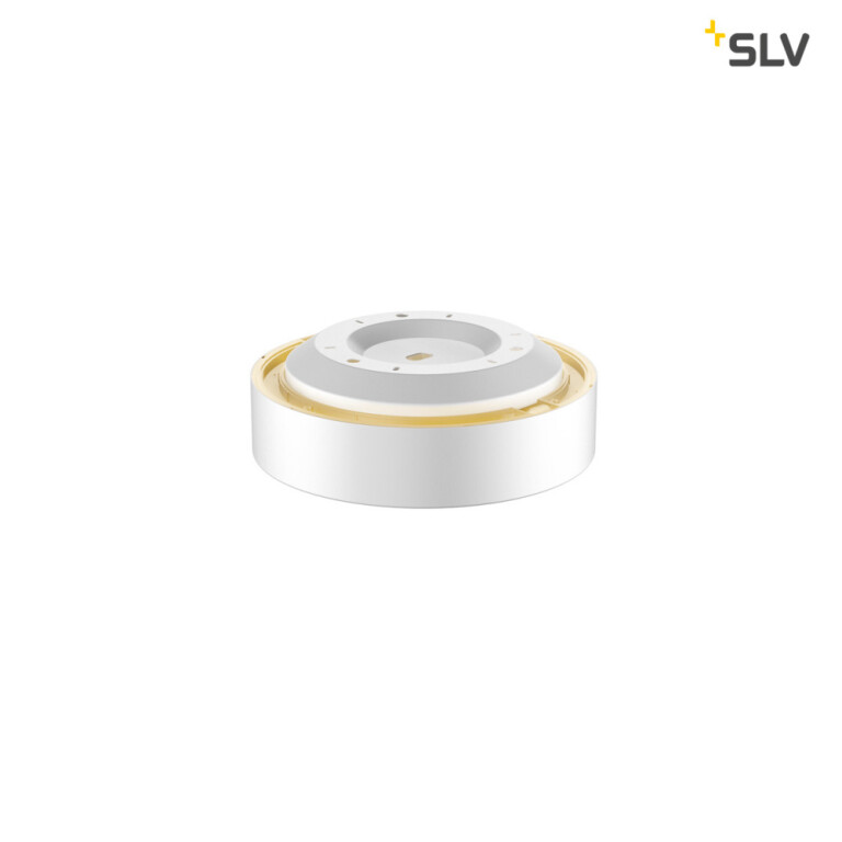 SLV MEDO 30 CW, CORONA, LED Indoor Wand- und Deckenaufbauleuchte, TRIAC, weiß, 3000/4000K