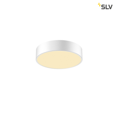 SLV MEDO 30 CW, CORONA, LED Indoor Wand- und Deckenaufbauleuchte, TRIAC, weiß, 3000/4000K