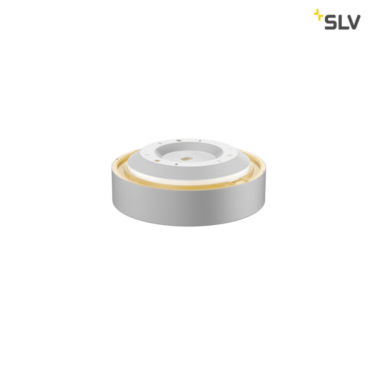 SLV MEDO 30 CW, CORONA, LED Indoor Wand- und Deckenaufbauleuchte, TRIAC, silbergrau 3000/4000K