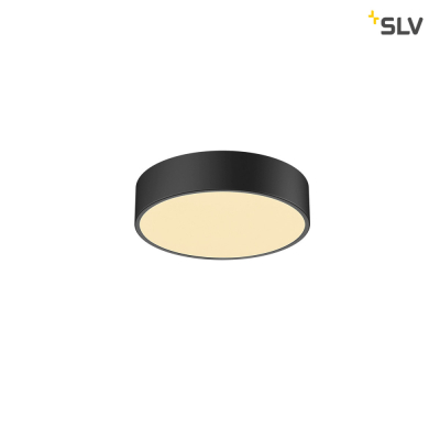 SLV MEDO 30 CW, CORONA, LED Indoor Wand- und Deckenaufbauleuchte, DALI, schwarz, 3000/4000K