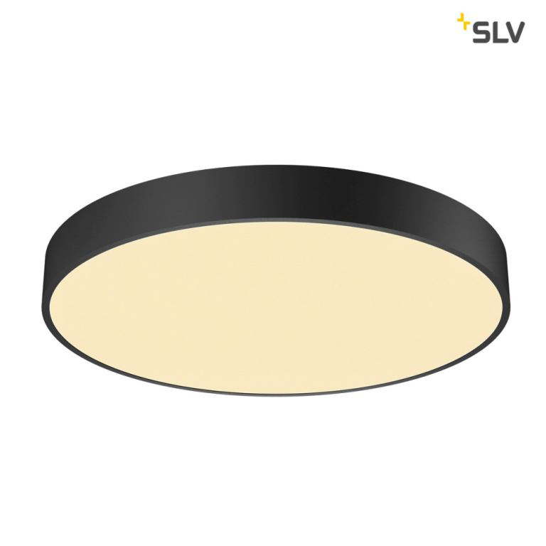 SLV MEDO 60 CW, CORONA, LED Indoor Wand- und Deckenaufbauleuchte, DALI, schwarz, 3000/4000K