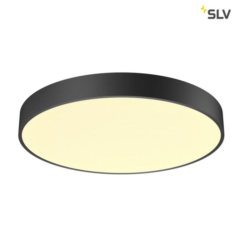 SLV MEDO 60 CW, CORONA, LED Indoor Wand- und Deckenaufbauleuchte, DALI, schwarz, 3000/4000K