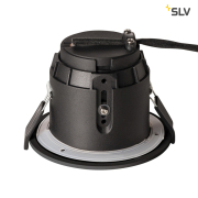 VARU QPAR51 DL, Outdoor Deckeneinbauleuchte, schwarz, IP20/65