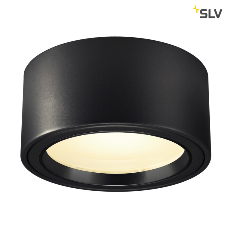 SLV MIRO CL, LED Indoor Deckenaufbauleuchte, schwarz, 3000K, 100°