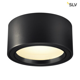 SLV MIRO CL, LED Indoor Deckenaufbauleuchte, schwarz, 3000K, 100°
