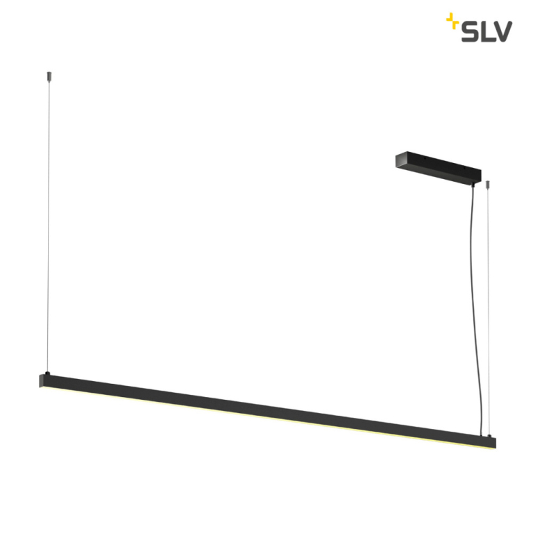 SLV AROSA 2m, TRIAC PD, LED Indoor Pendelleuchte, schwarz, 3000K
