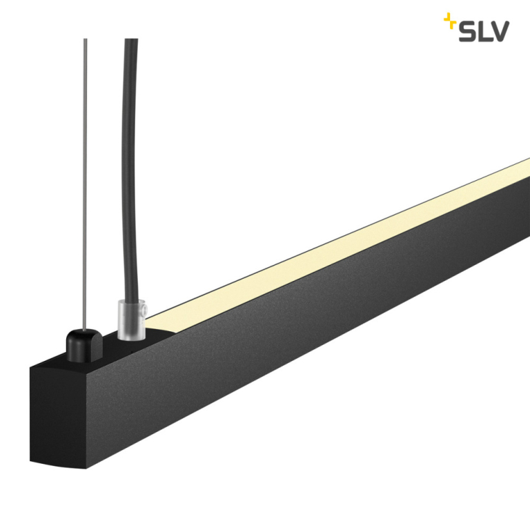 SLV AROSA 2m, TRIAC PD, LED Indoor Pendelleuchte, schwarz, 3000K