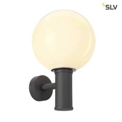 SLV GLOO PURE WL, Outdoor Wandaufbauleuchte, E27, anthrazit, IP44