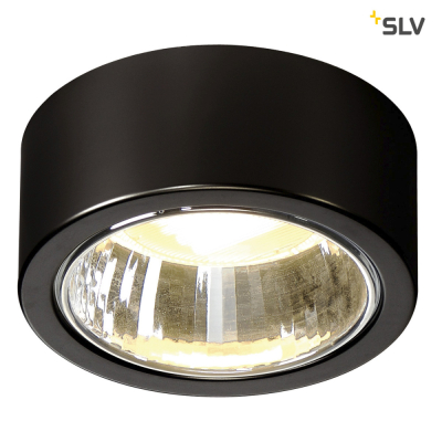 CL 101 TCR-TSE, Indoor Deckenaufbauleuchte, schwarz, max. 11W