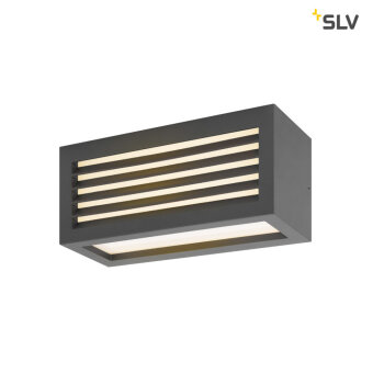 SLV BOX_L, LED Outdoor Wand- und Deckenaufbauleuchte, anthrazit, IP44, 3000K, 19W
