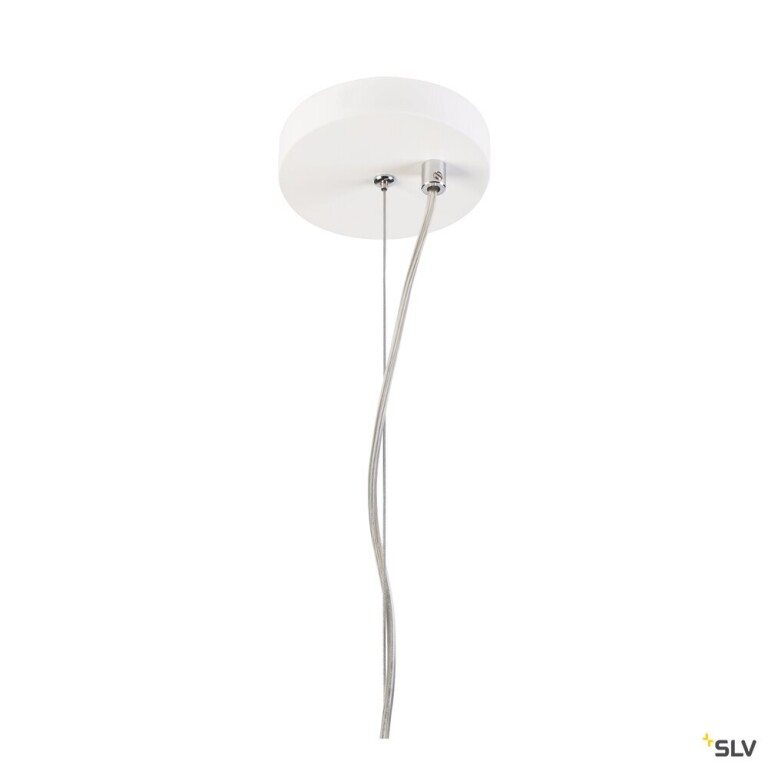 SLV PLASTRA 25 PD, Indoor Pendelleuchte, TCR-TSE, weiß, 11W