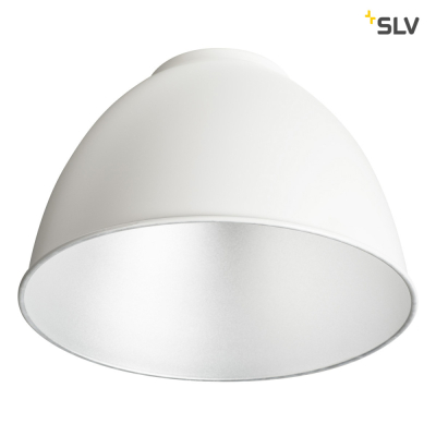 SLV PARA DOME E27, Aluminiumreflektor, weiß