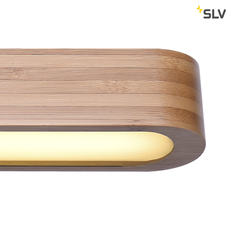 SLV VINCELLI D WL, LED Indoor Displayleuchte, kurz,  Bambus 2700K
