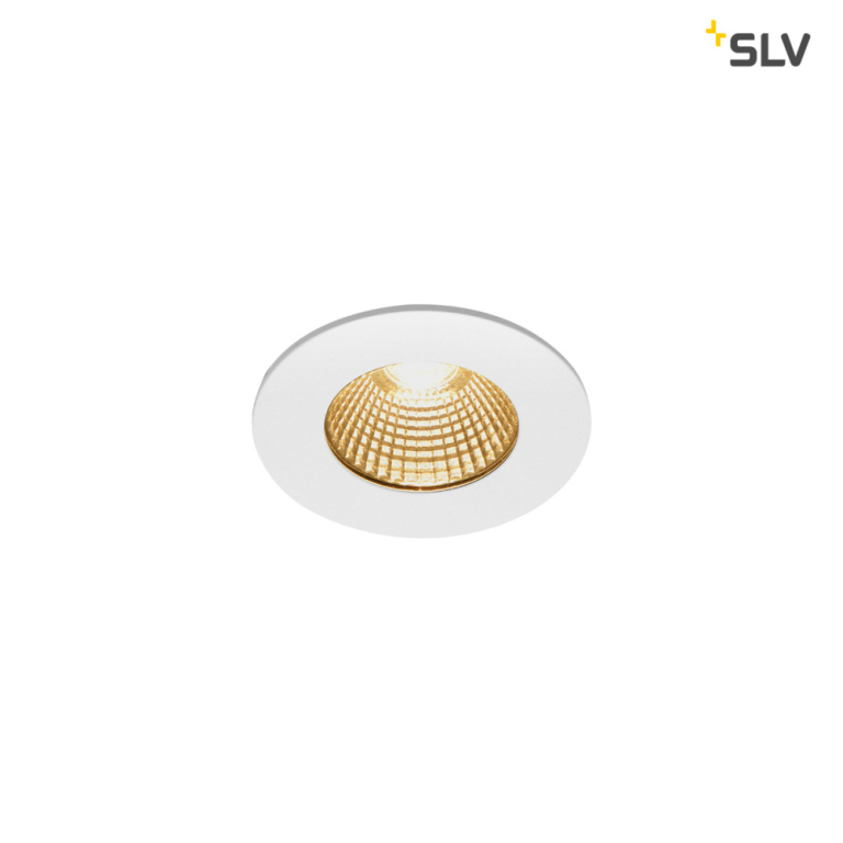 SLV PATTA-I, LED Outdoor Deckeneinbauleuchte, rund DL IP65 weiß 1800-3000K