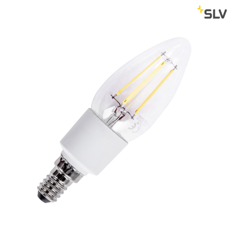 SLV LED Leuchtmittel, C35, E14, 2200-2700K, 280°, 3,5W