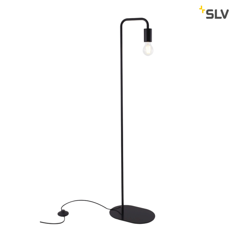 SLV FITU FL, Indoor Stehleuchte, E27, schwarz, max. 24W