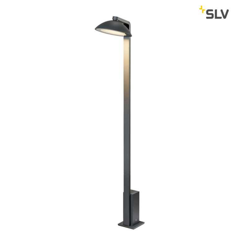 SLV MALU Pole, LED Outdoor Stehleuchte, anthrazit, IP44, 3000K