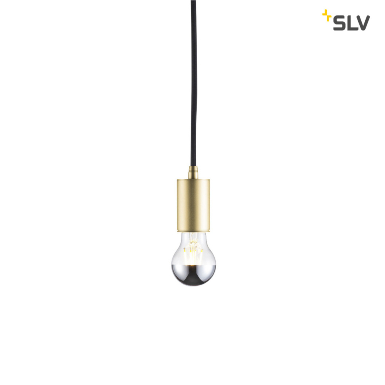 SLV FITU PD, Indoor Pendelleuchte, E27, soft gold, max. 60W, 5m