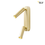 KARPO CW, LED Indoor Wand- und Deckenaufbauleuchte, double, soft gold, 3000K, 19W