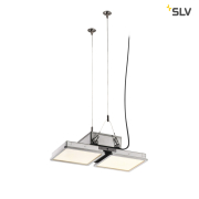 ALMINO PD, double, LED Outdoor Deckenaufbauleuchte, UGR<19 grey IP65 4000K