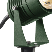 LED SPIKE, LED Outdoor Erdspießleuchte, grün, IP55, 3000K, 40°
