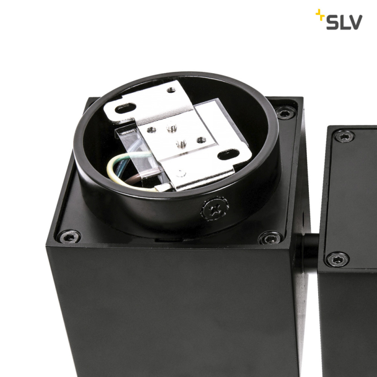 SLV ALTRA DICE CW, Indoor Wand- und Deckenaufbauleuchte, single, QPAR51, schwarz