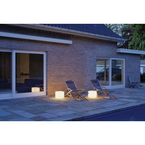 SLV DETT Aussenleuchte, weiss, E27 ESL, max. 24W, IP54