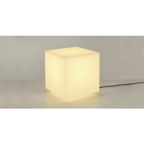 SLV DETT Aussenleuchte, weiss, E27 ESL, max. 24W, IP54