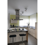 KALU II ES111 DOUBLE Wand- und Deckenleuchte, alu gebürstet, 2xGU10, max. 2x50W