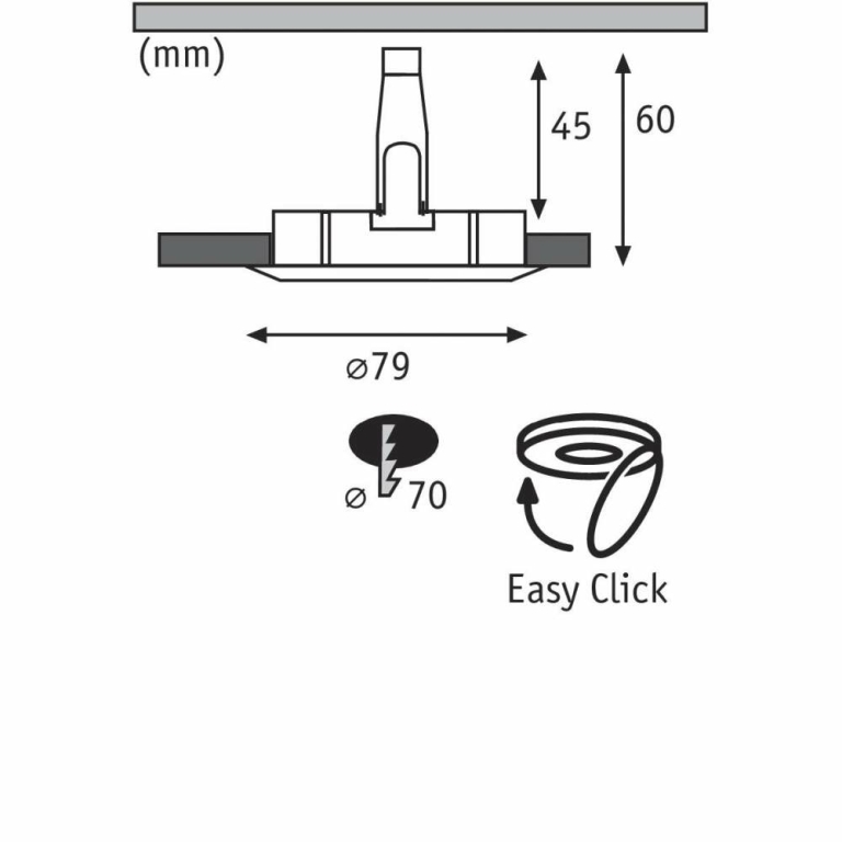 Einbauleuchte Premium Line 51 mm
