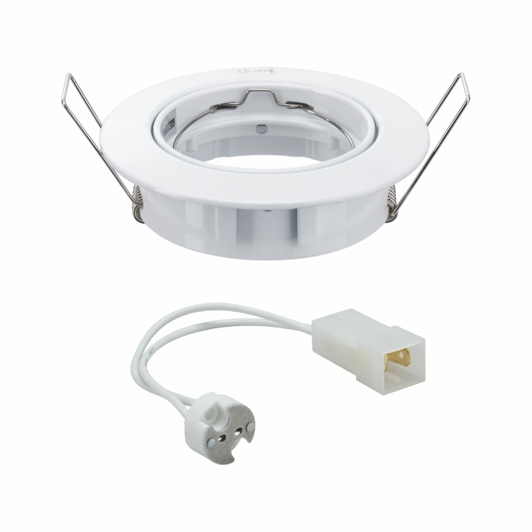 Paulmann Einbauleuchte Premium Line 12V IP23 Ø 83mm GU5,3 schwenkbar Weiß