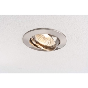 Einbauleuchte Premium Line 12V IP23 Ø 83mm GU5,3  schwenkbar Eisen gebürstet