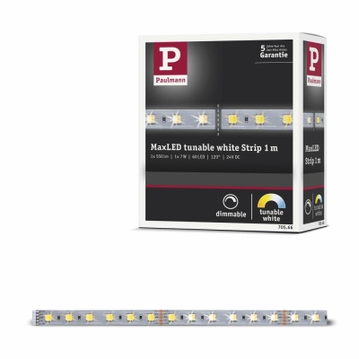 Paulmann MaxLED 500 Strip unbeschichtet 1m Tunable White 6,2W